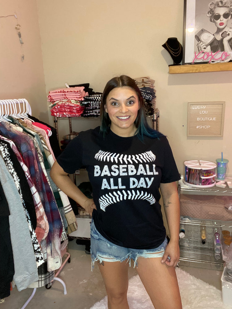 Baseball All Day T- Shirt