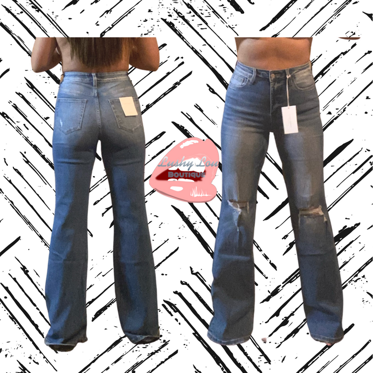 90s Vintage Flare Jeans