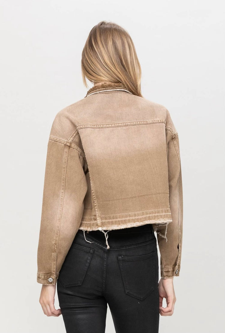 Oversized Crop Jacket