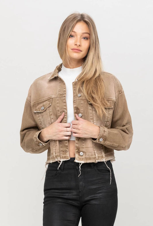 Oversized Crop Jacket